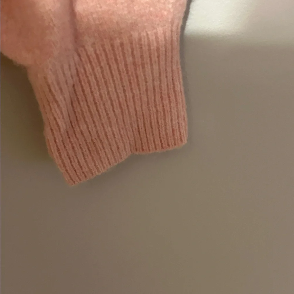 J. Crew Soft Pink rolled neck sweater. Wool/poly blend. Small. - Picture 4 of 7